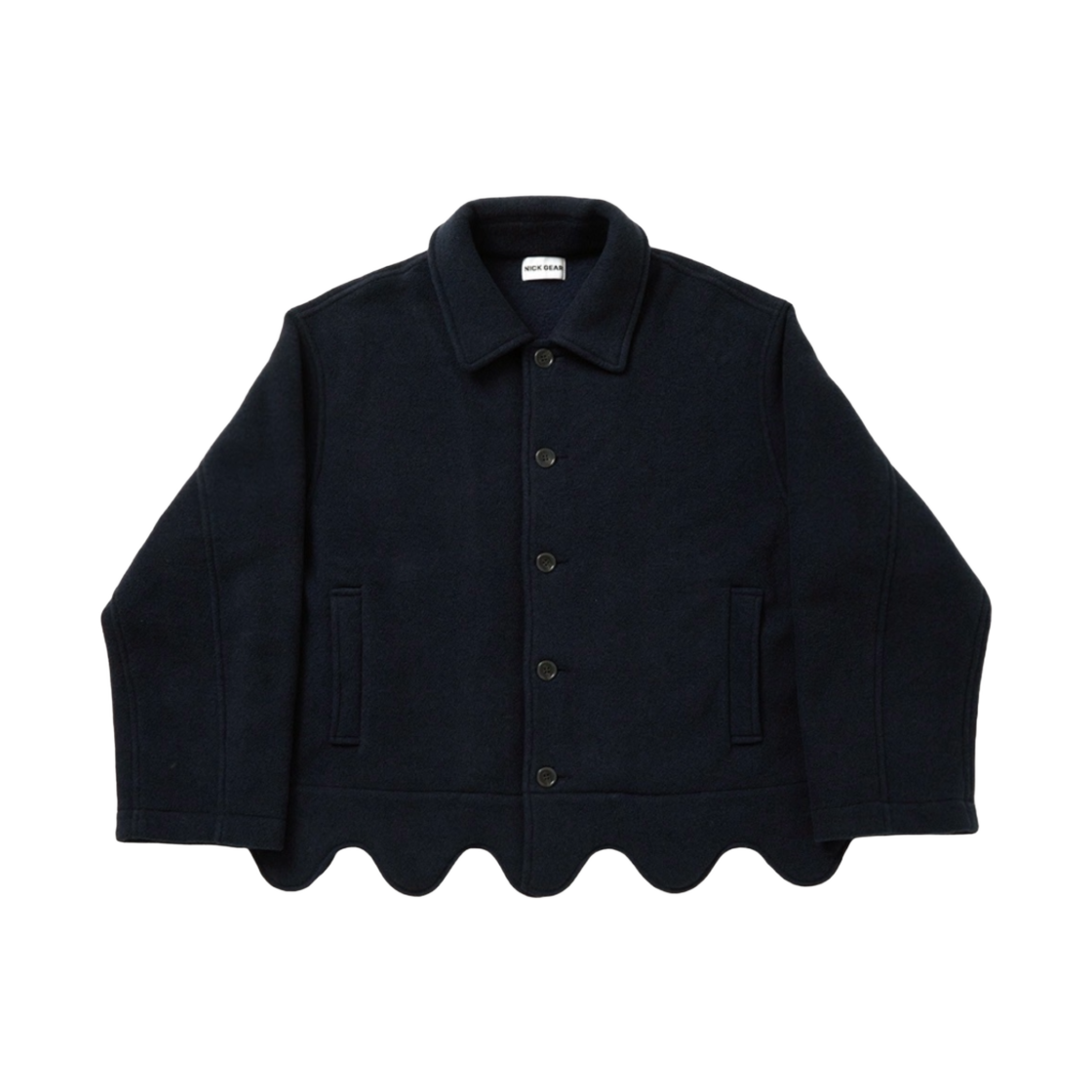 닉기어 웨이브 플리스 자켓 네이비(NICK GEAR Wave Fleece Jacket Navy)