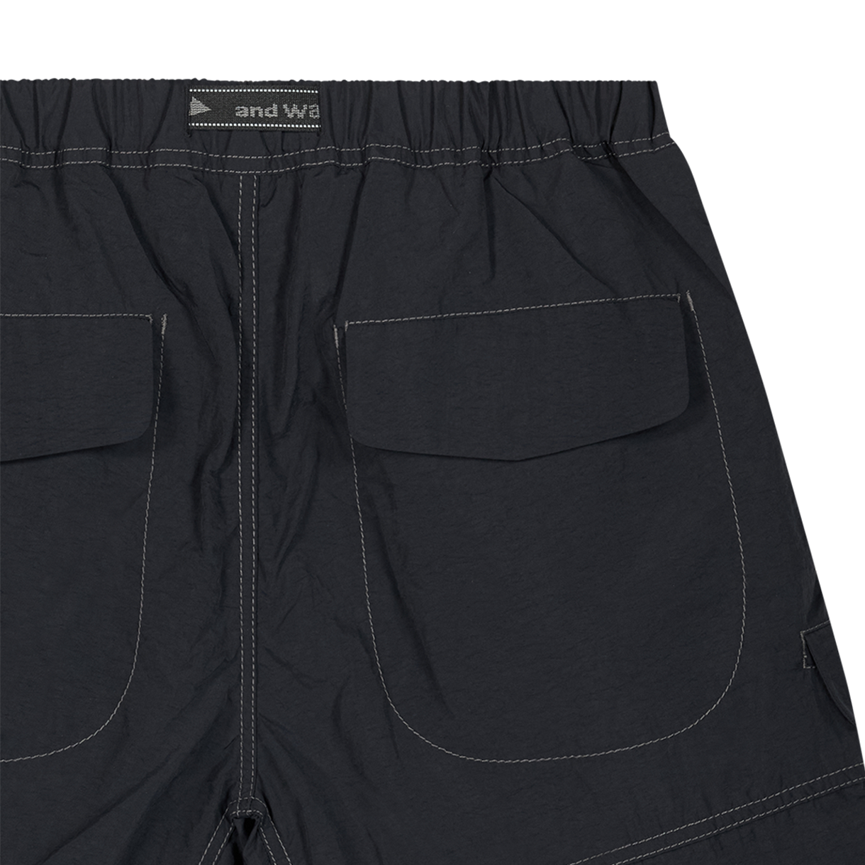 앤드 원더 041 Ny 태피터 하이커 쇼트 팬츠 블랙 - 26SS(And Wander 041 Ny Taffeta Hiker Short Pants Black - 26SS) - 4