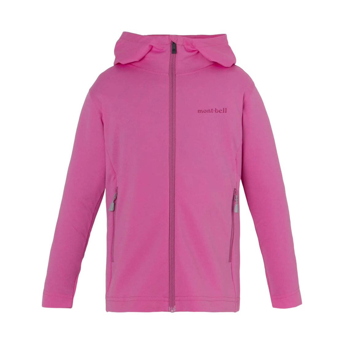1114946 (Kids) Montbell Wickron UV-Tect Full-Zip Hoodie Pink