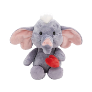 [KREAM 단독] NICI Soft toy Love elephant w/ magnet heart dark grey 32cm dangling GREEN