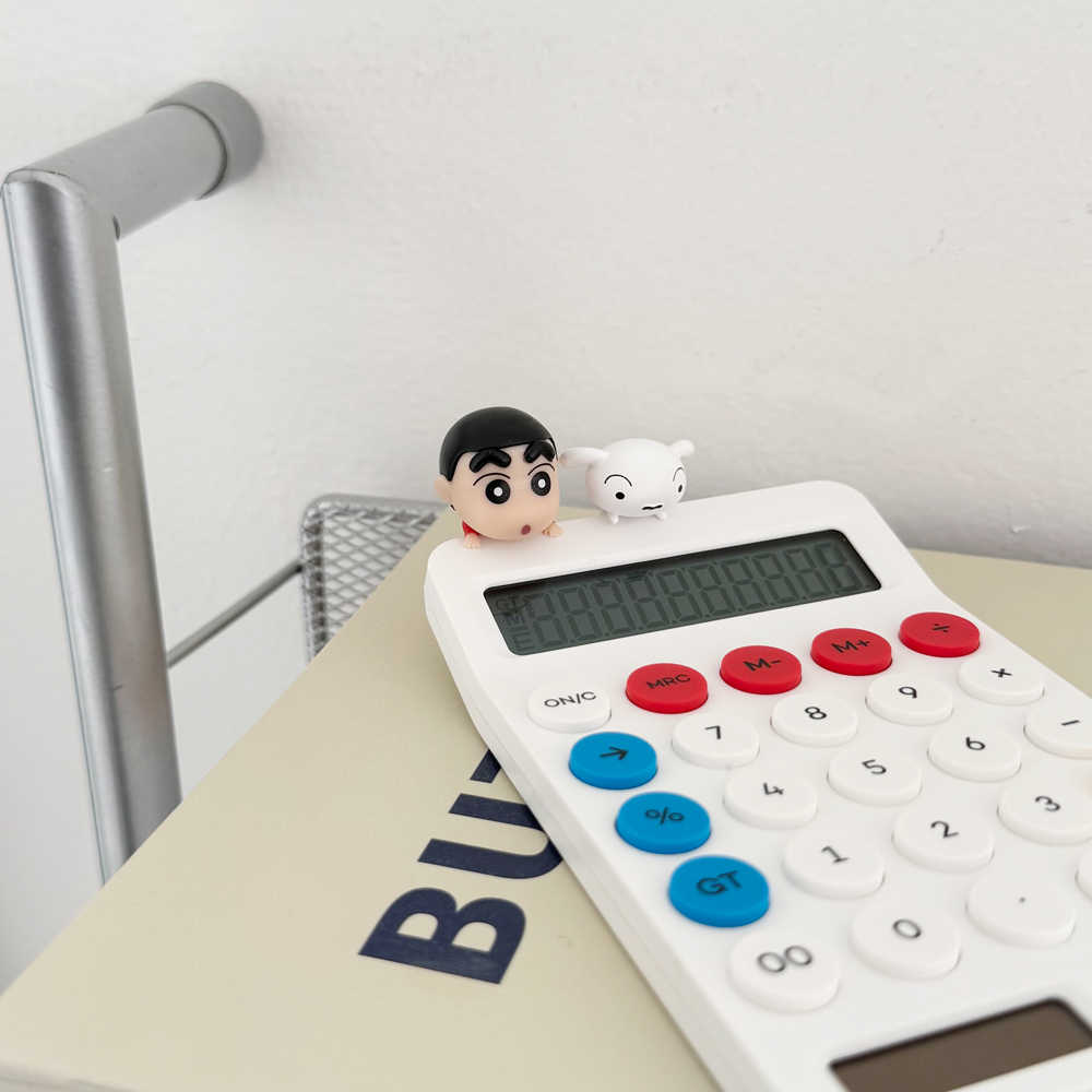 애니모어 짱구는못말려 짱구&흰둥이 피규어 계산기(Animore CRAYON SHINCHAN shinchan&shiro electronic calculator) - 5