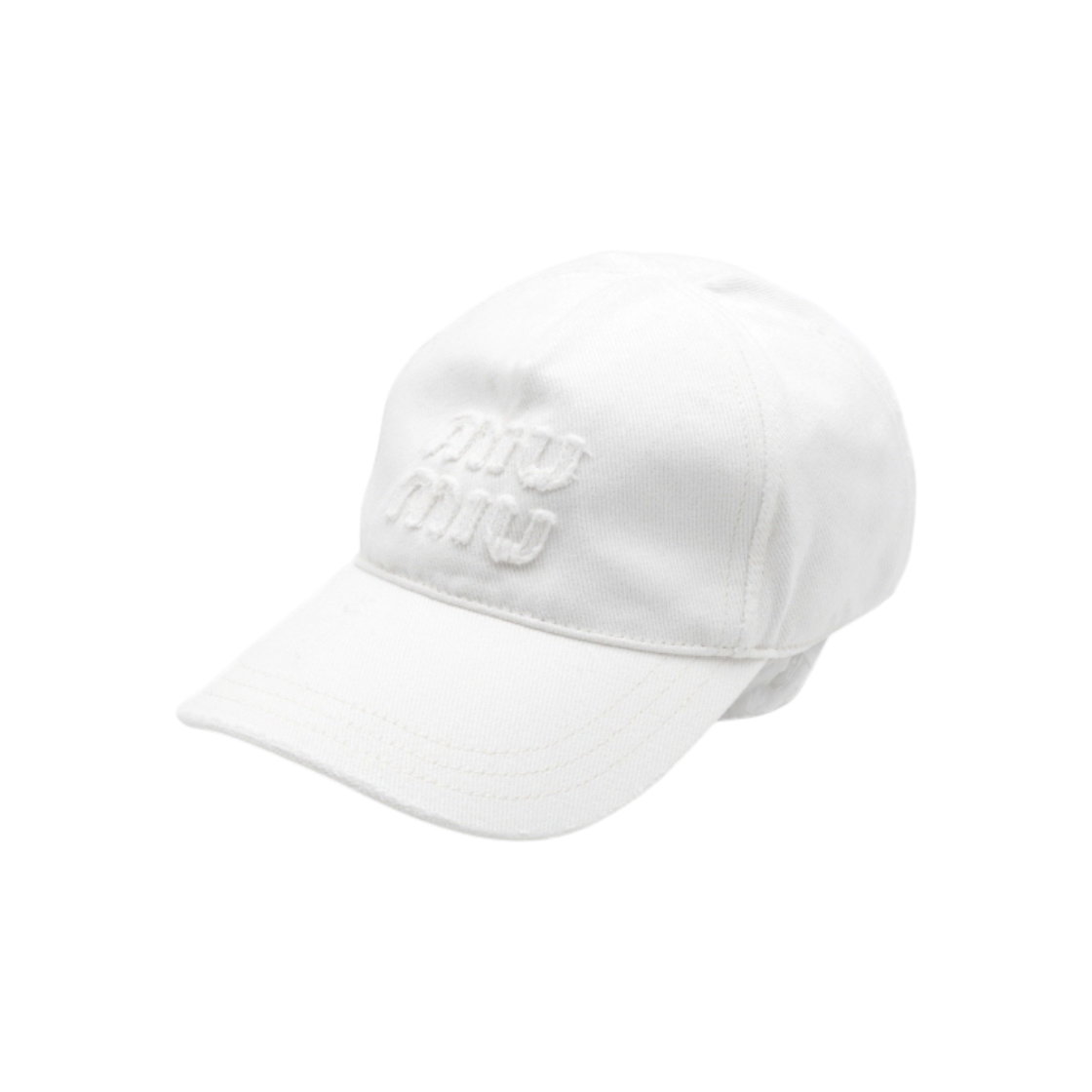 IT9RJGV8AVC8 Miu Miu Logo Baseball Cap 5HC179