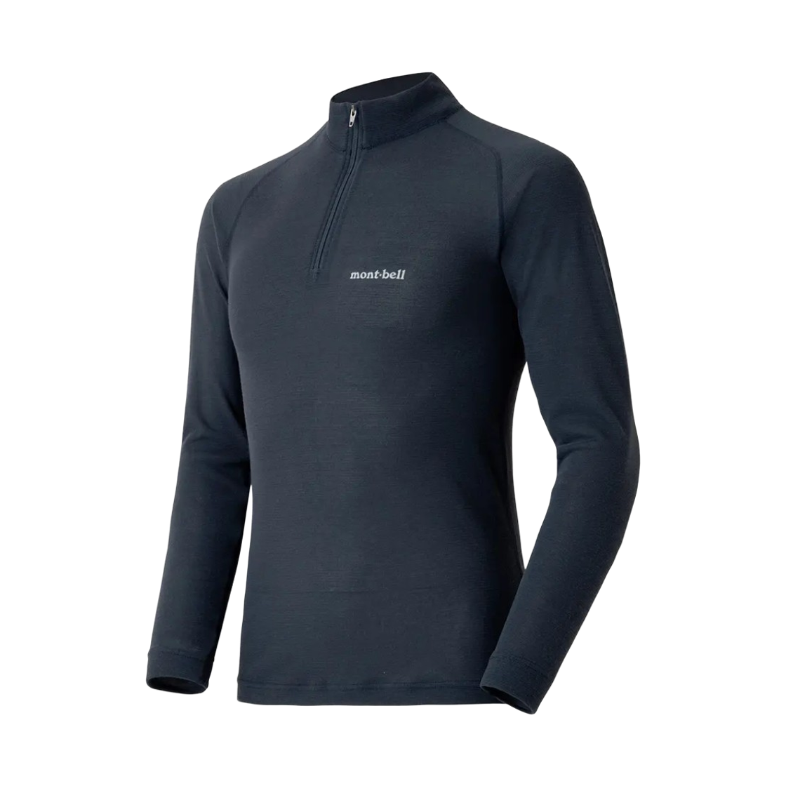 2307126 Montbell Zeo-Line Light Weight High Neck Shirt Navy