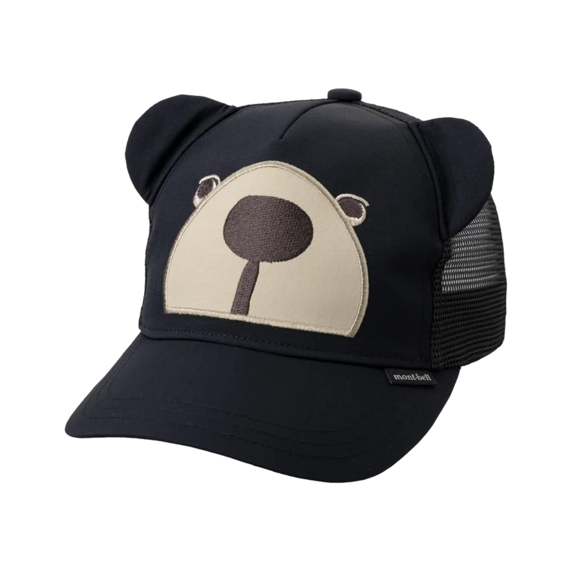 1119162 (Kids) Montbell Monta Bear Mesh Cap Black