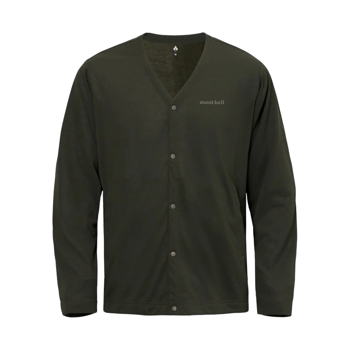 1114683 Montbell Wickron Cardigan Dark Green