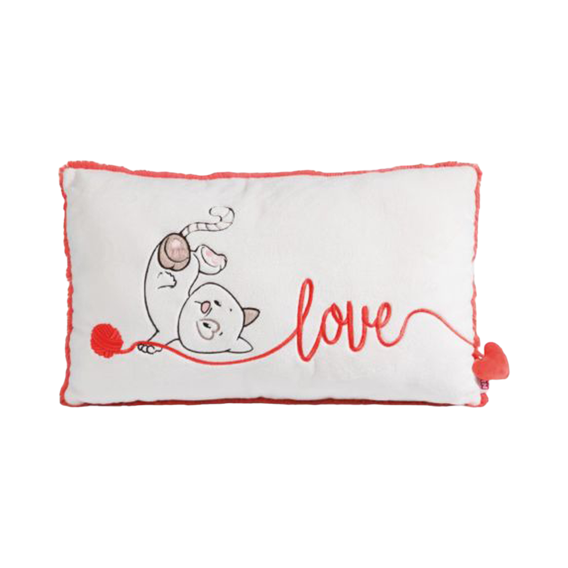 니키 러브캣 쿠션 43x25cm([KREAM 단독] NICI Love Cat Cushion 43x25cm)