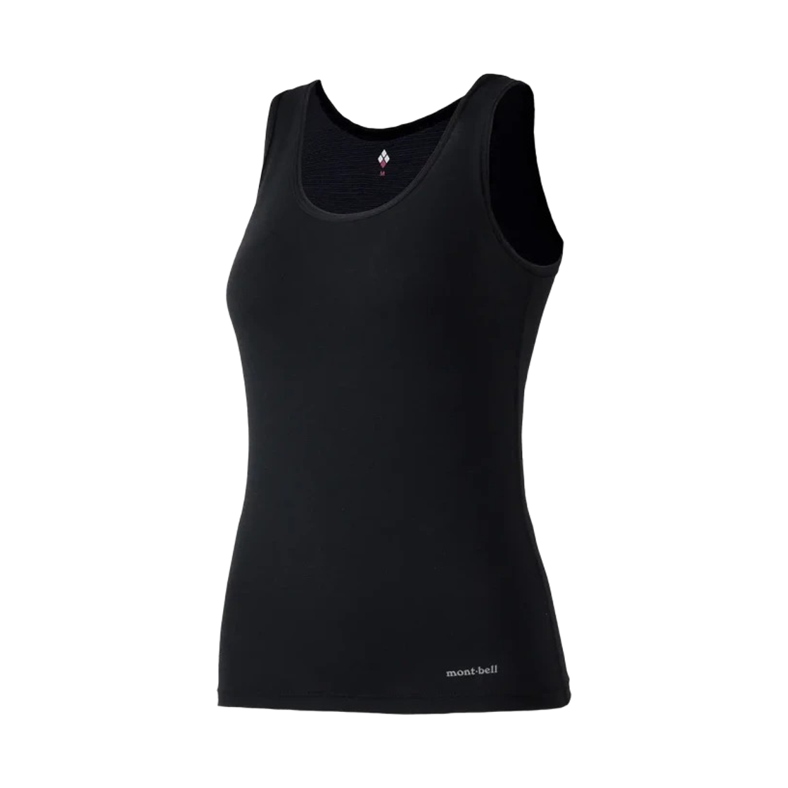 1107784 (W) Montbell Zeo-Line Light Weight Close-Fit Tank Top with Bra Black