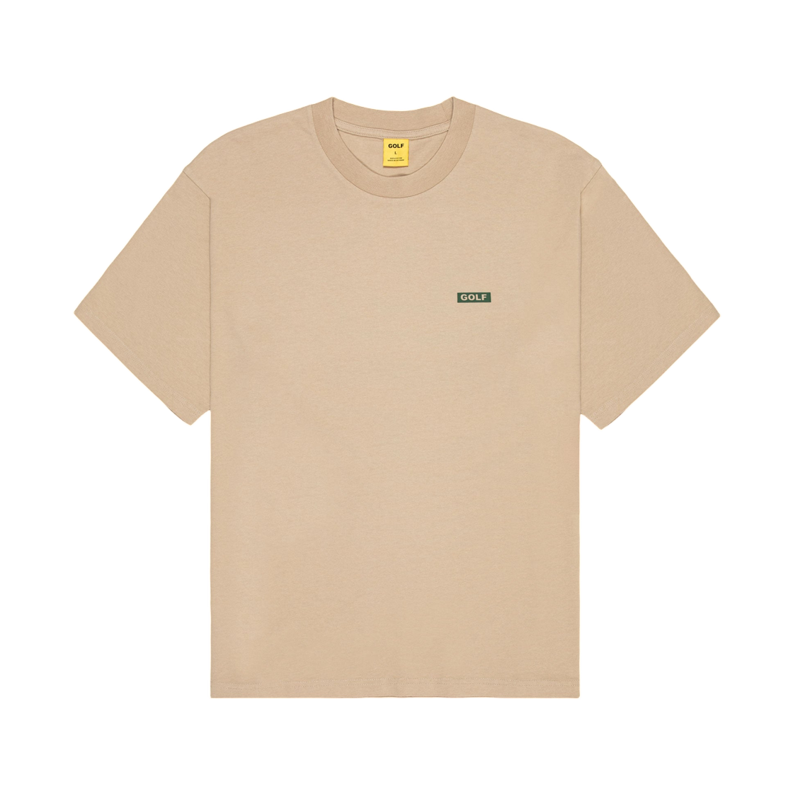 골프왕 워시드 로고 티셔츠 워시드 샌드(Golf Wang Washed Logo T-Shirt Washed Sand)