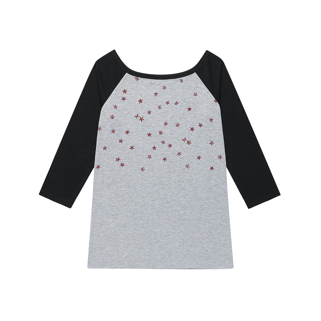 카비시 U 넥 스타 래글런 롱슬리브 티셔츠 그레이(CAVISH U Neck Star Raglan LS Tee Grey) - 2