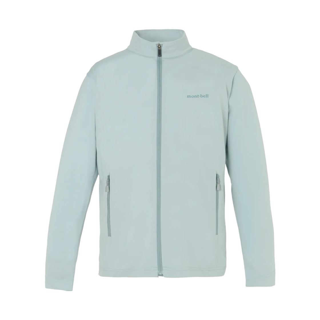 1114942 (Kids) Montbell Wickron UV-Tect Full-Zip Shirt Light Blue
