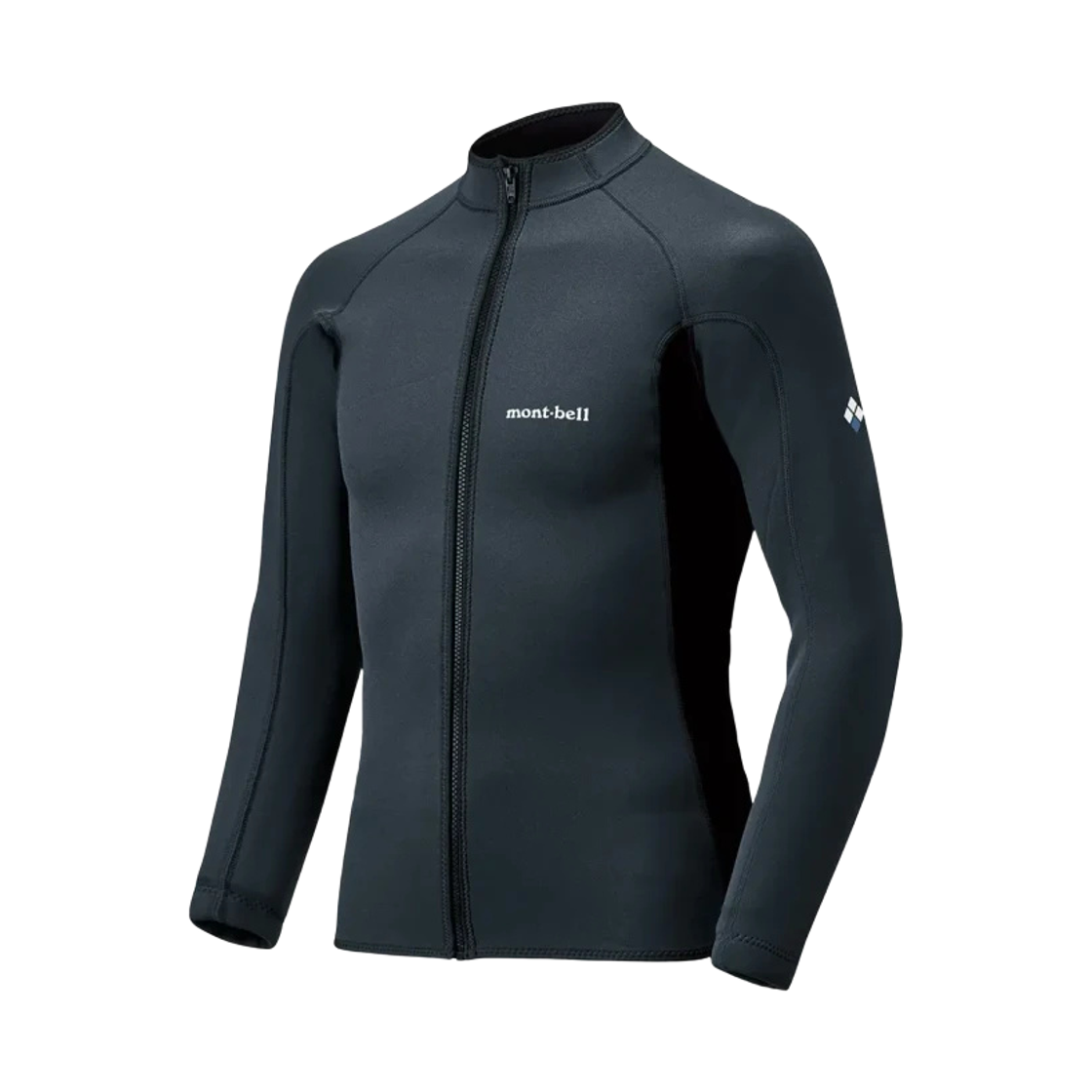 1127465 Montbell Climaprene Paddling Full-Zip Long Sleeve Gunmetal
