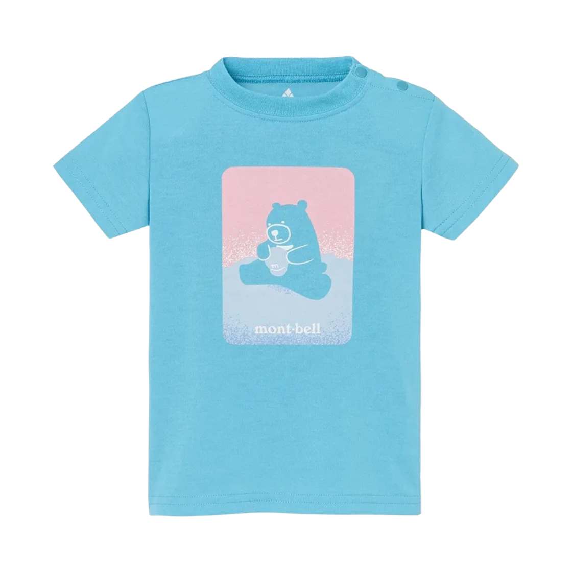 1114817 (Baby) Montbell Wickron Baby Bear T-Shirt Light Blue