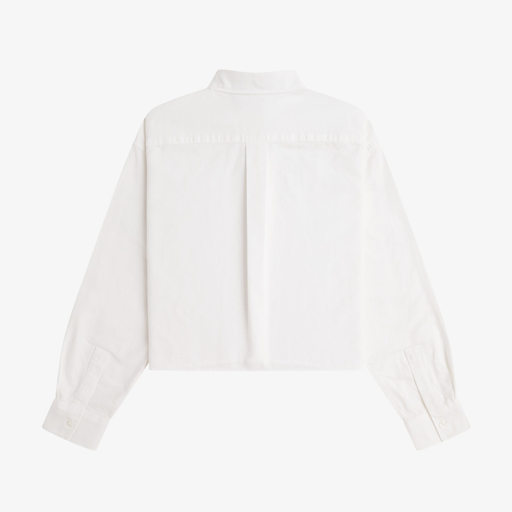 프레드페리 우먼즈 버튼 다운 셔츠 스노우 화이트(Fred Perry Button Down Shirt Snow White) - 5