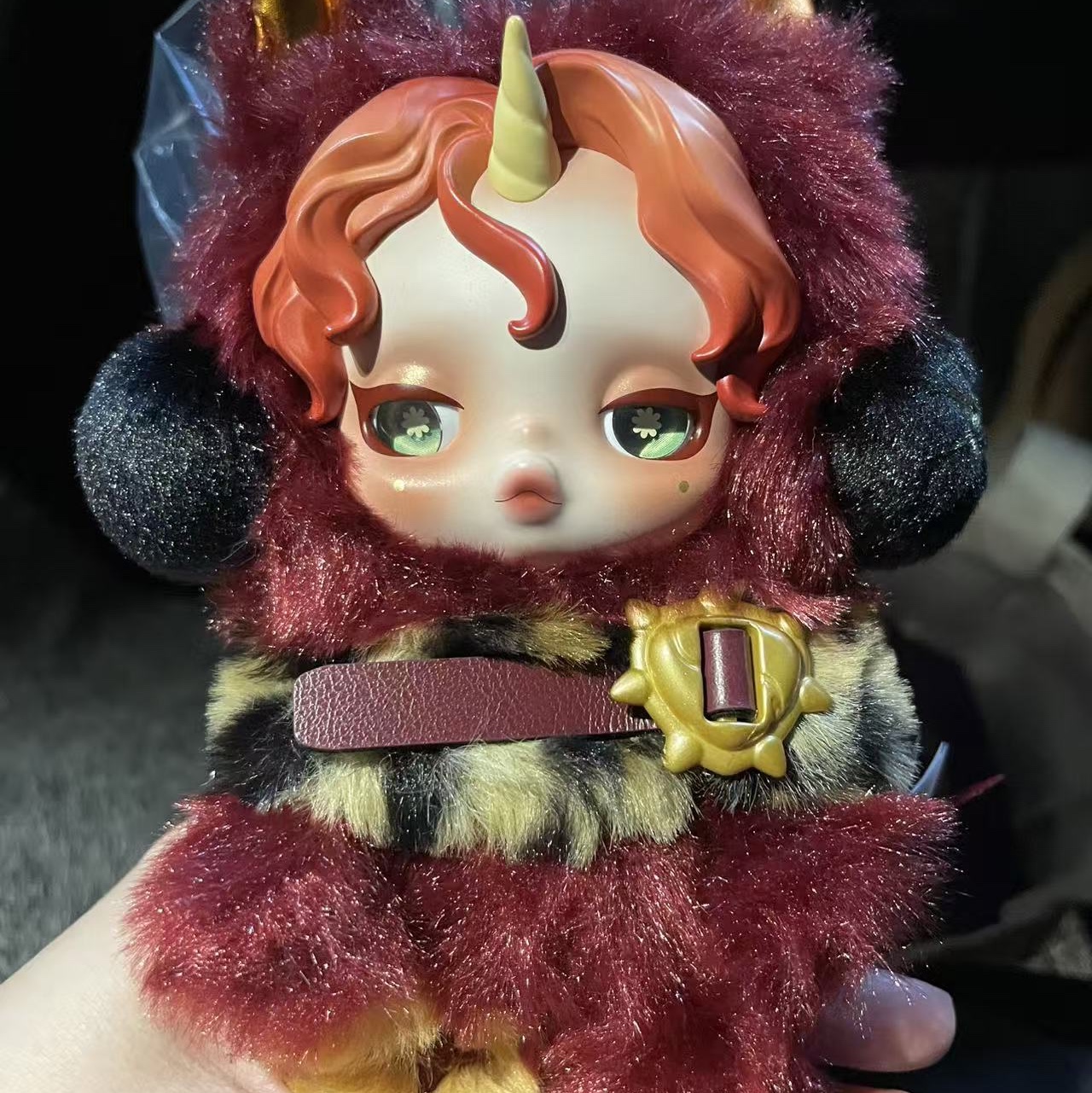 Pop Mart Skullpanda x My Little Pony Series Plush Doll Pendant Sunset Shimmer (Opened Case) 착용 스타일 - 1
