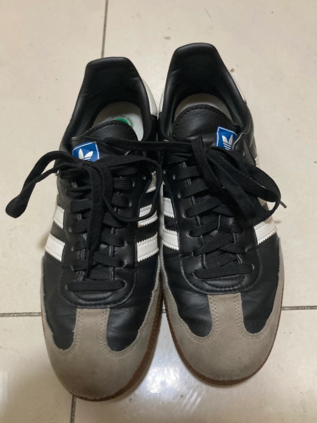 Adidas Samba OG Black White Gum 착용 스타일