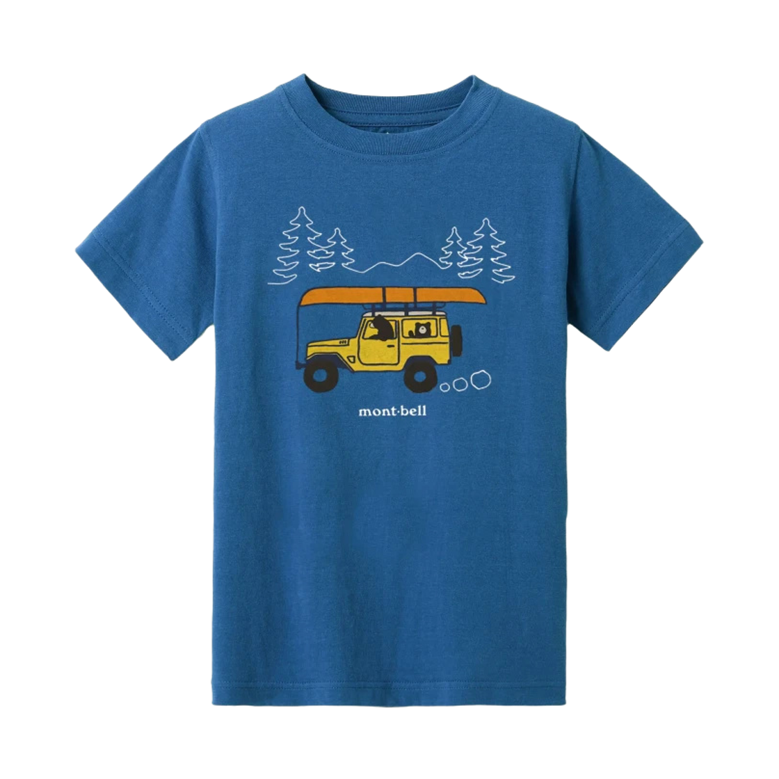 2104875 (Kids) Montbell Departure Cotton T-Shirt Blue