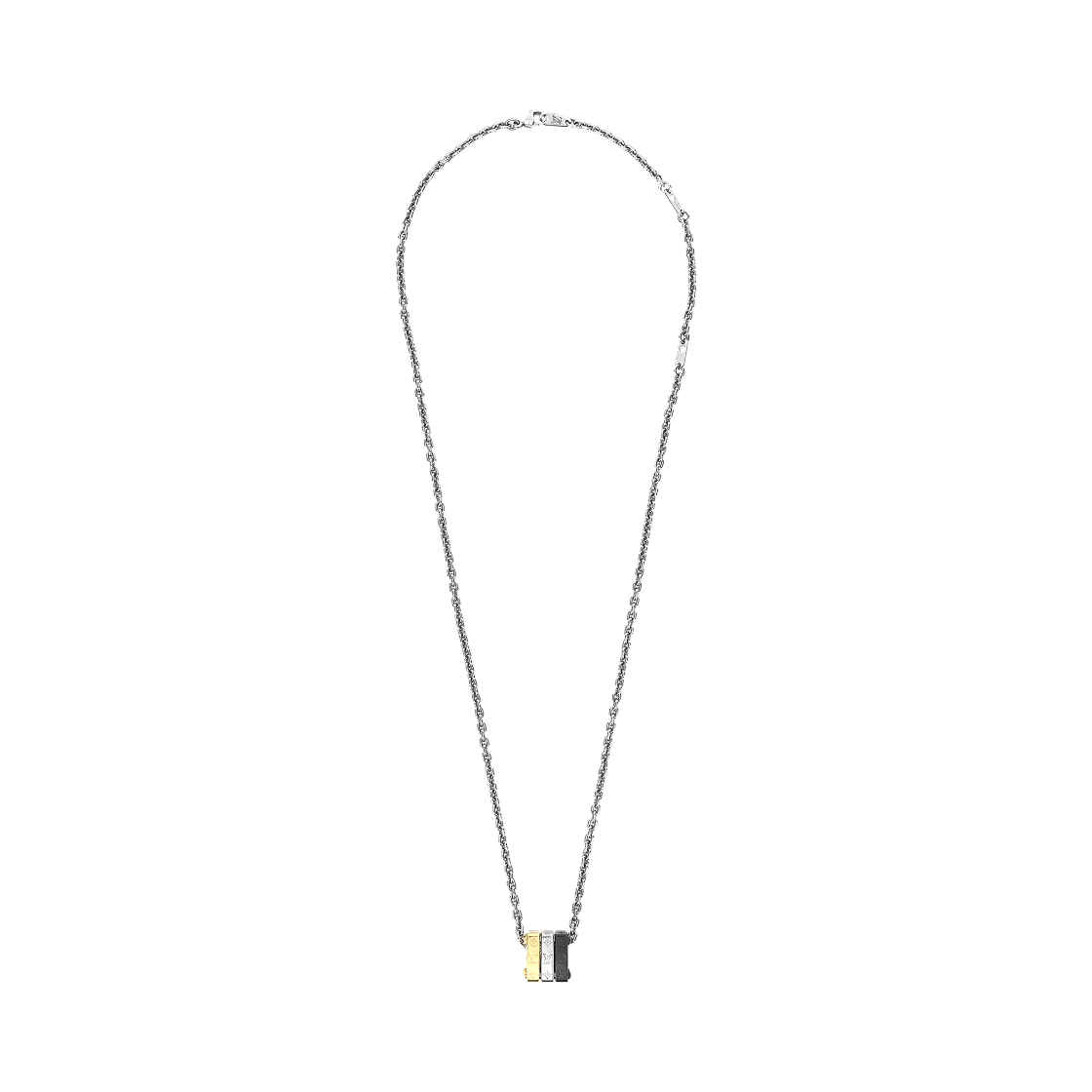 루이비통 모노그램 볼드 네클리스 다크 루테늄 골드 실버(Louis Vuitton Monogram Bold Necklace Dark Ruthenium Gold Silver)