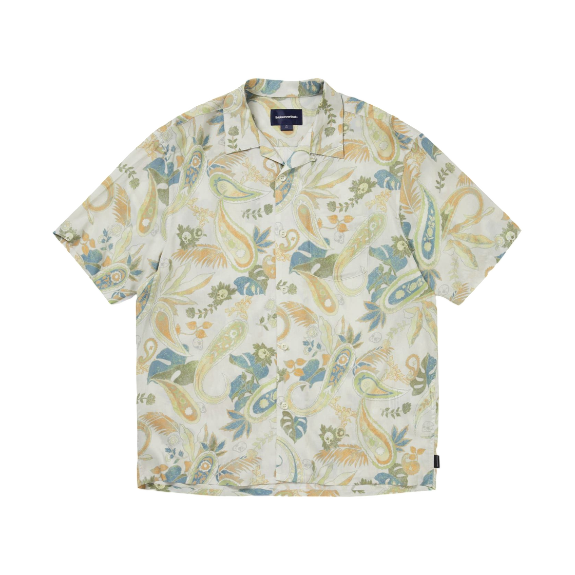 디스이즈네버댓 위어드 페이즐리 숏슬리브 셔츠 아이보리(Thisisneverthat Weird Paisley S/S Shirt Ivory) - 1