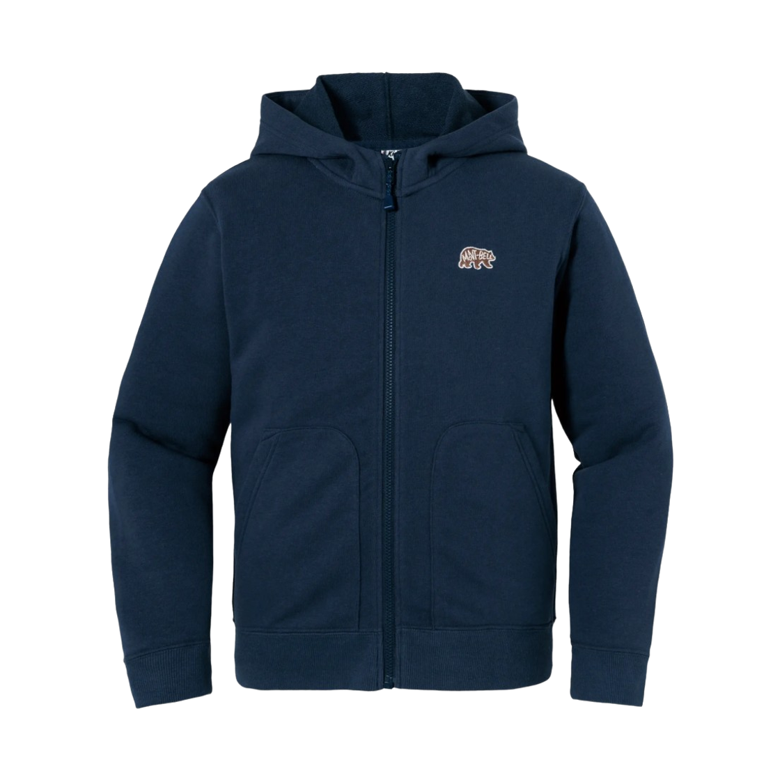 2104784 (Kids) Montbell Cotton Lite Zip Hoodie Navy 25