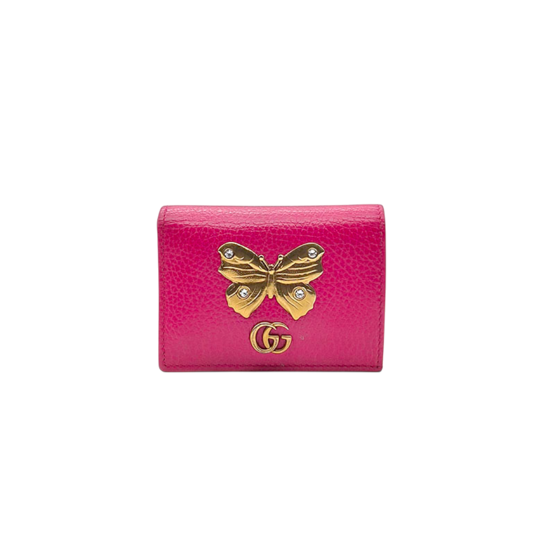구찌 GG 마몽 버터플라이 반지갑 (499361) L952485(Gucci GG Marmont Butterfly Wallet (499361) L952485)