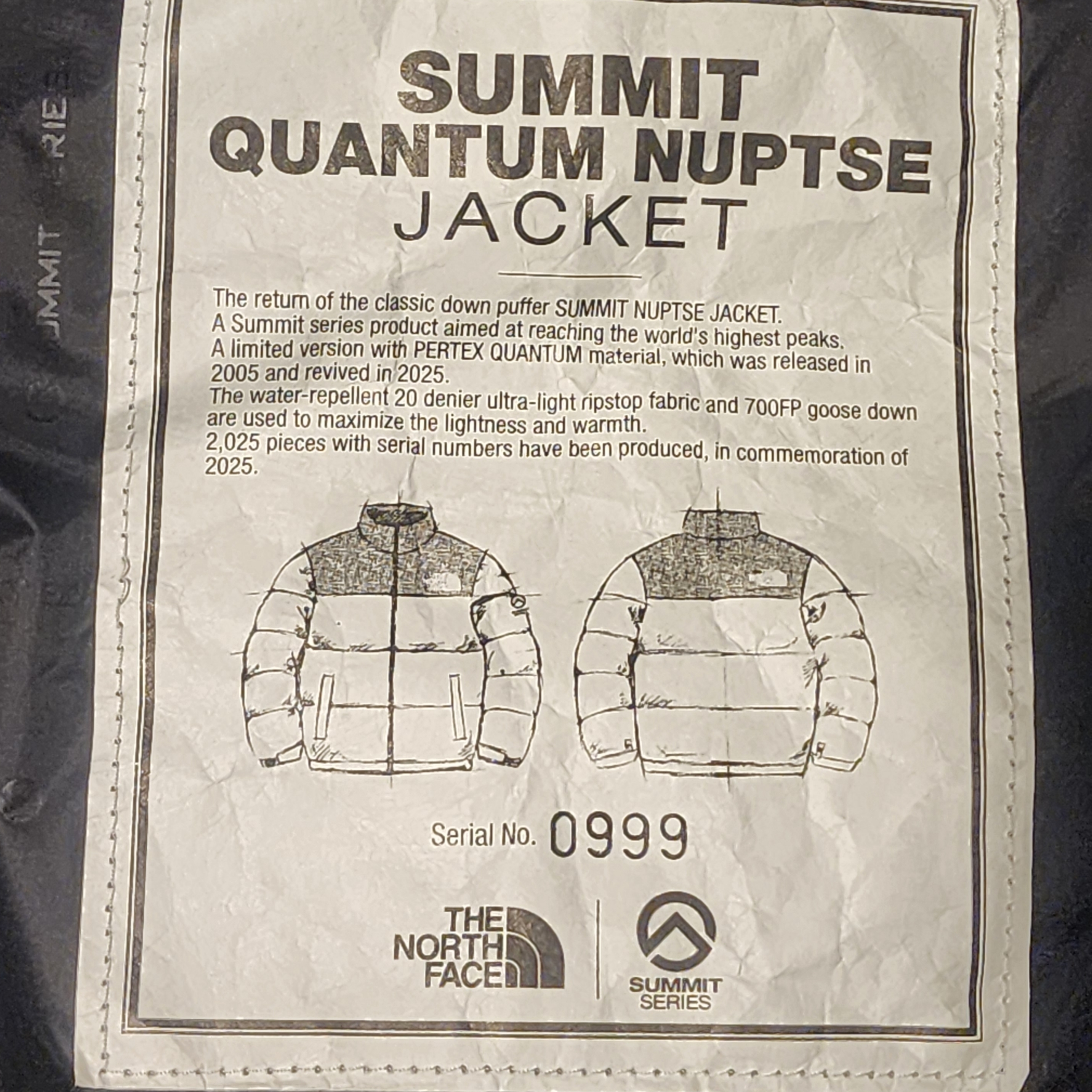 The North Face Quantum Nuptse RDS Jacket Black 착용 스타일