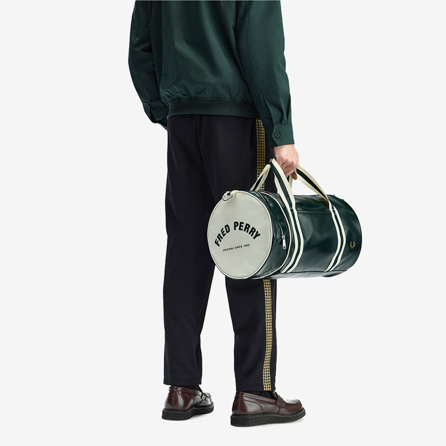 프레드페리 클래식 배럴 백 그래스루츠 에크루(Fred Perry Classic Barrel Bag Grassroots Ecru) - 3