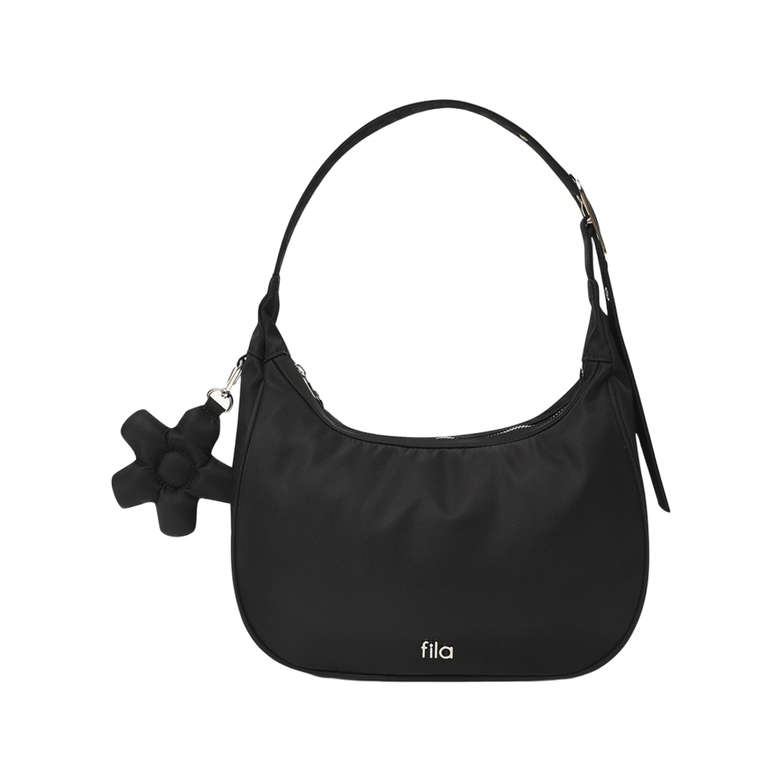 1100FS261BC01F002001 [6% 적립] FILA Nylon Hobo Bag Black