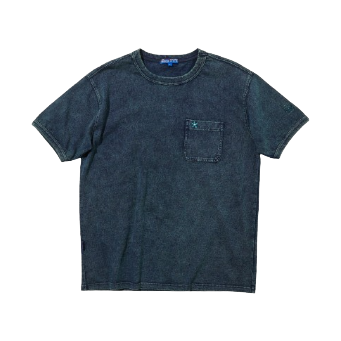 닉기어 x 펜필드 포켓 틴워싱 인디고 반팔티 카키(NICK GEAR x Penfield Pocket Tint Wahshing Indigo Short Sleeve Tee Khaki)