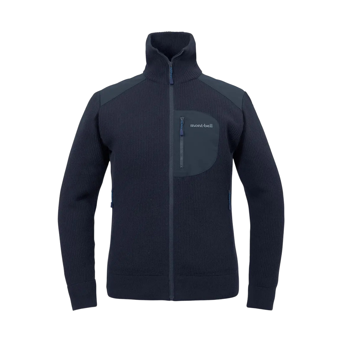 1106760 (W) Montbell Mittellegi Full-Zip Sweater Navy