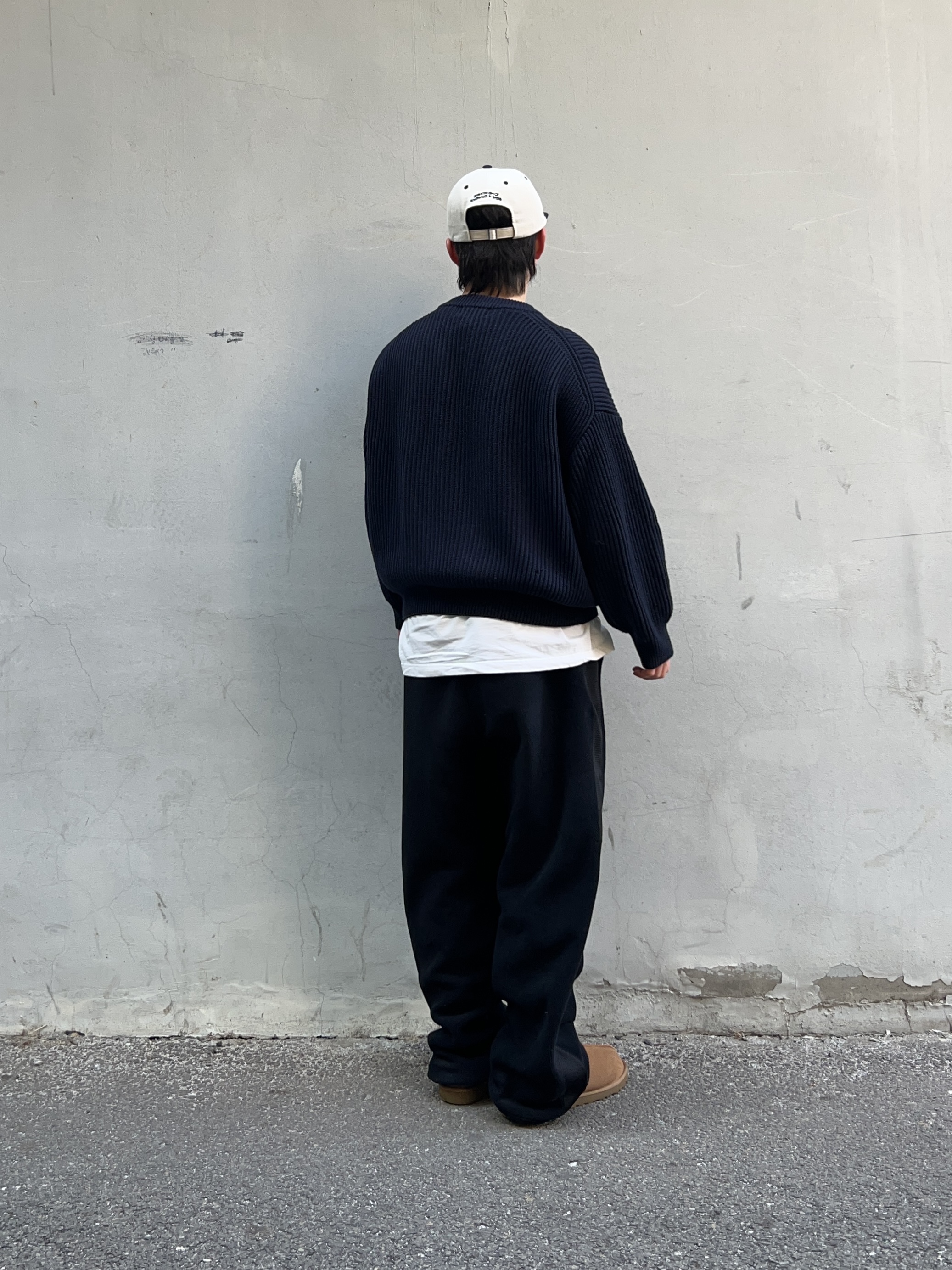 Aoiro KYUSHU Star ビール Cap, Uniqlo x Needles Fleece Wide Pants Black - KR 착용 스타일 - 4