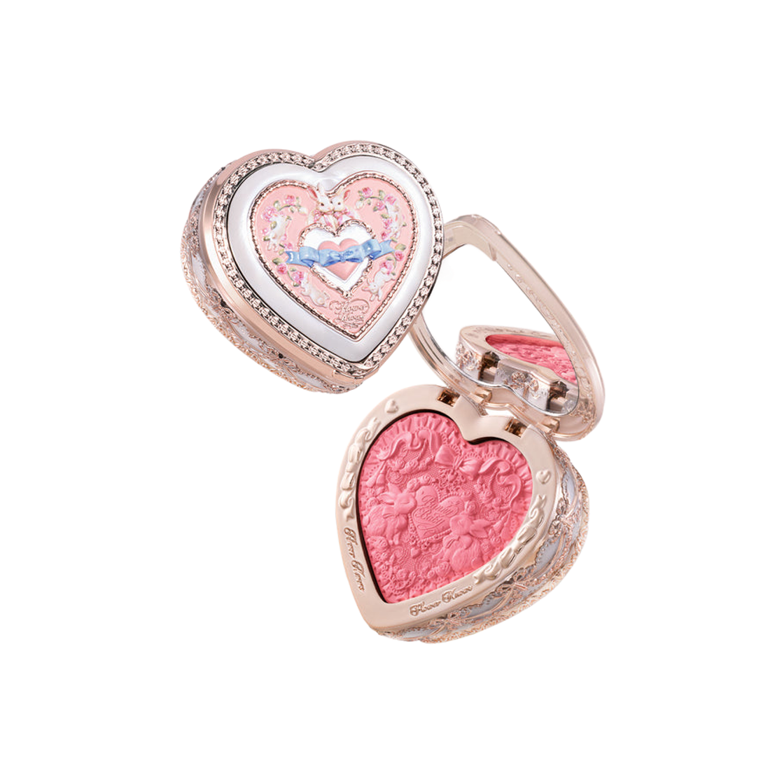 플라워노즈 버니 가든 엠보싱 블러셔 S01 핑크 돌(Flower Knows Bunny Garden Embossed Blush S01 Pink Doll)