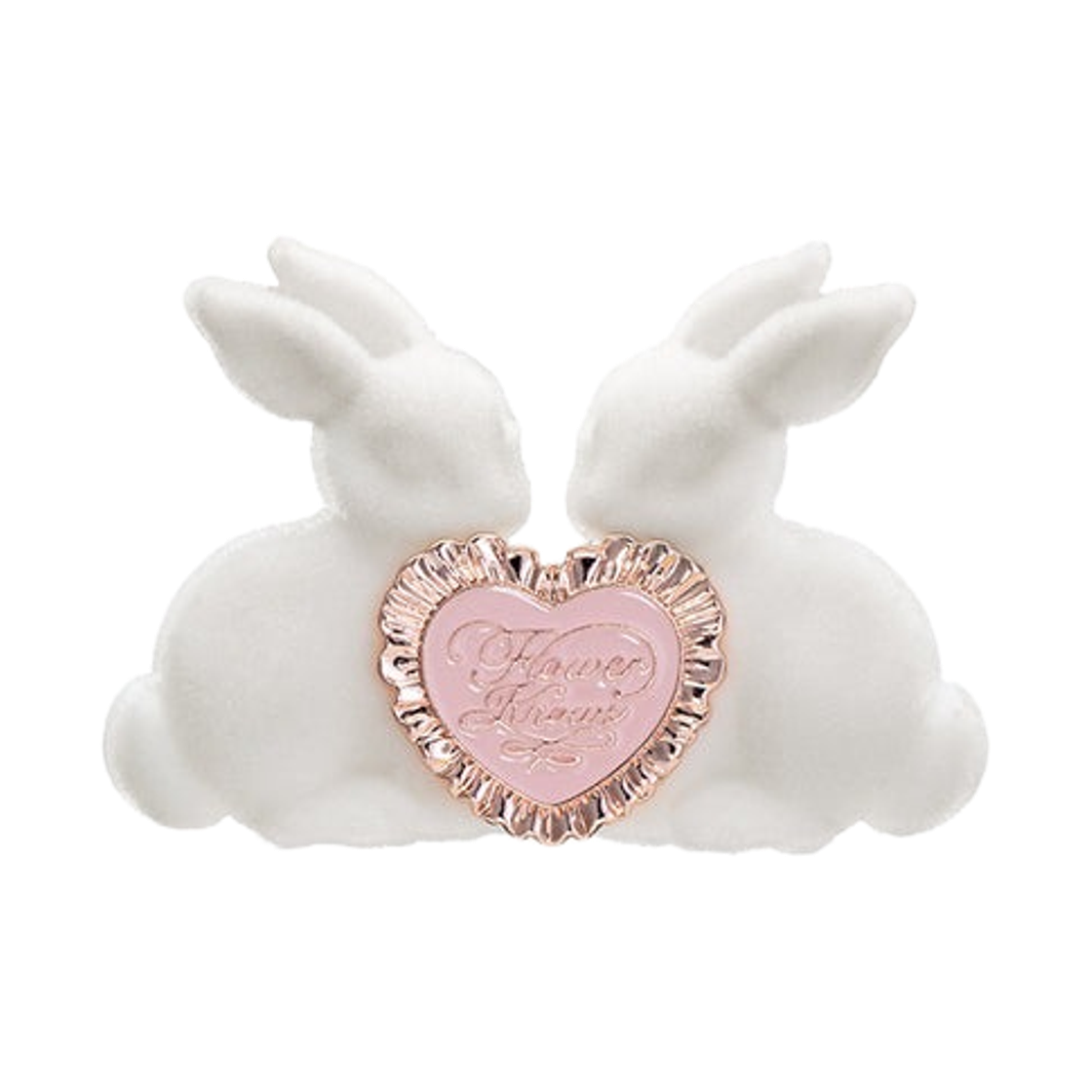 (W) 플라워노즈 버니 가든 헤어 클립 밀키 베이지((W) Flower Knows Bunny Garden Hair Clip Milky Beige)