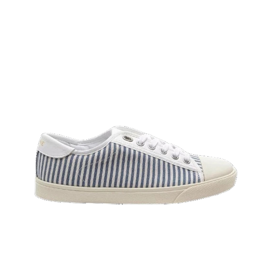 33702_2089C_07BA_20S [15% 쿠폰] (W) Celine Blank Low Lace Up Striped Sneakers Blue Beige