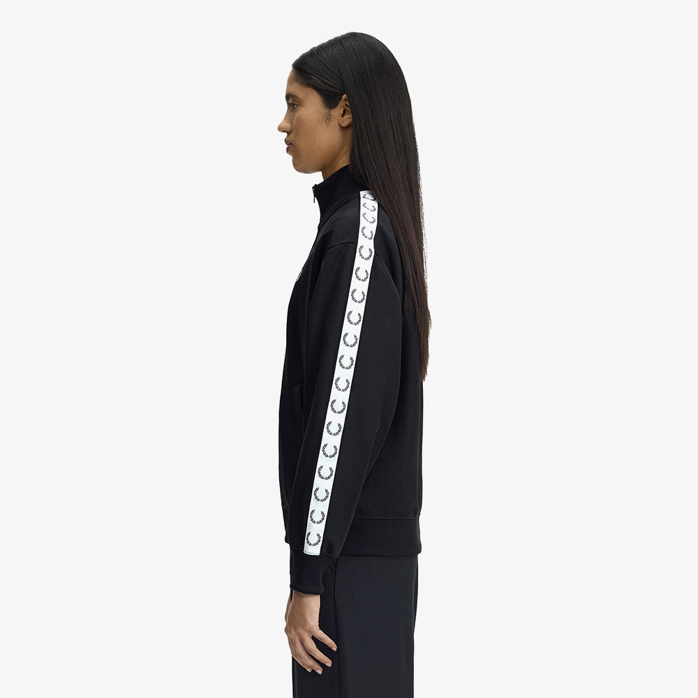 프레드페리 우먼즈 테잎 트랙 재킷 블랙(Fred Perry Taped Track Jacket Black) - 3