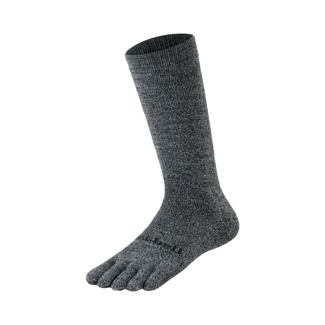 1118614 Montbell Merino Wool Trekking 5 Toe Socks Heather Charcoal