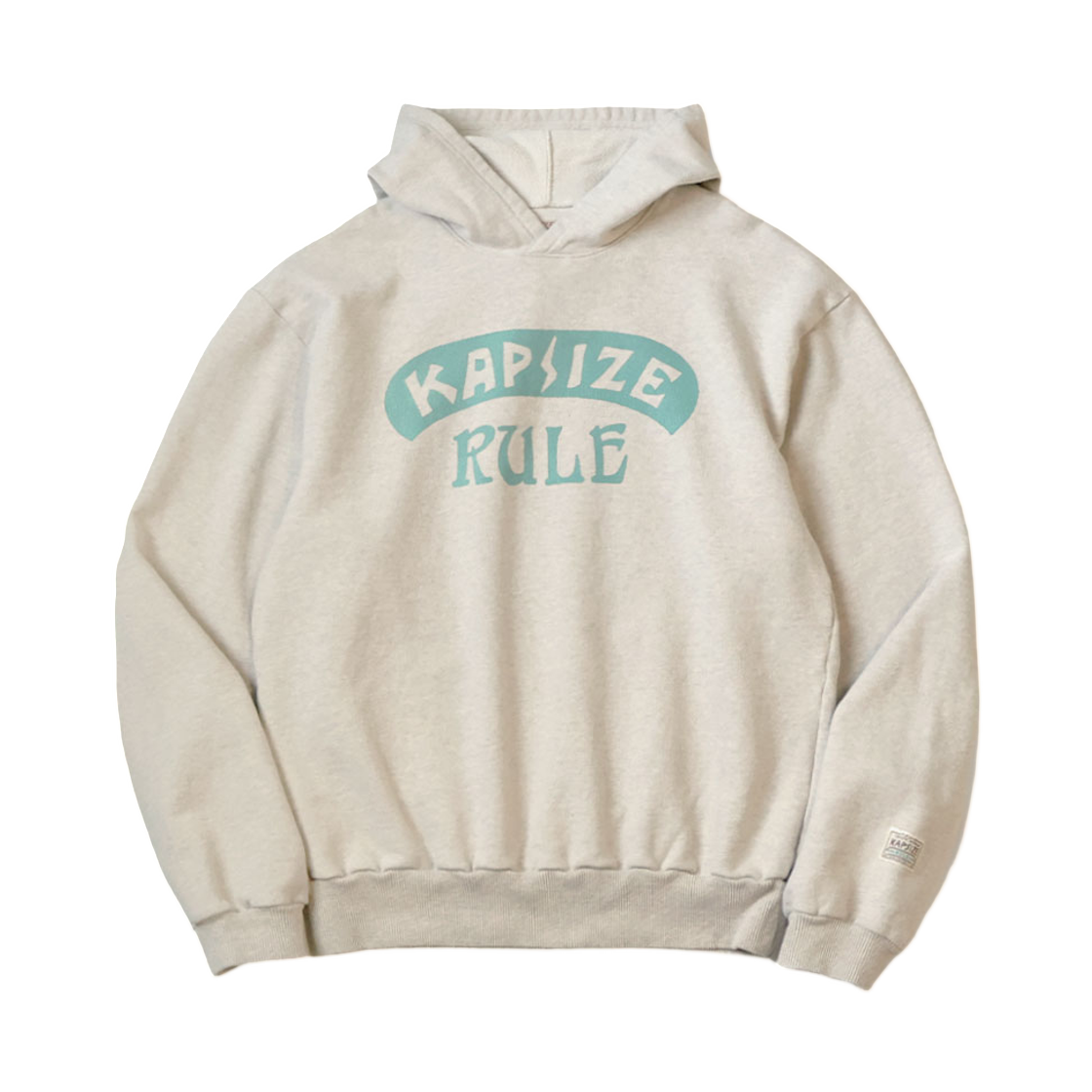 K2511LC161 Kapital Fleece Hooded Sweatshirt Kapsize Rule Pt Top Kinari