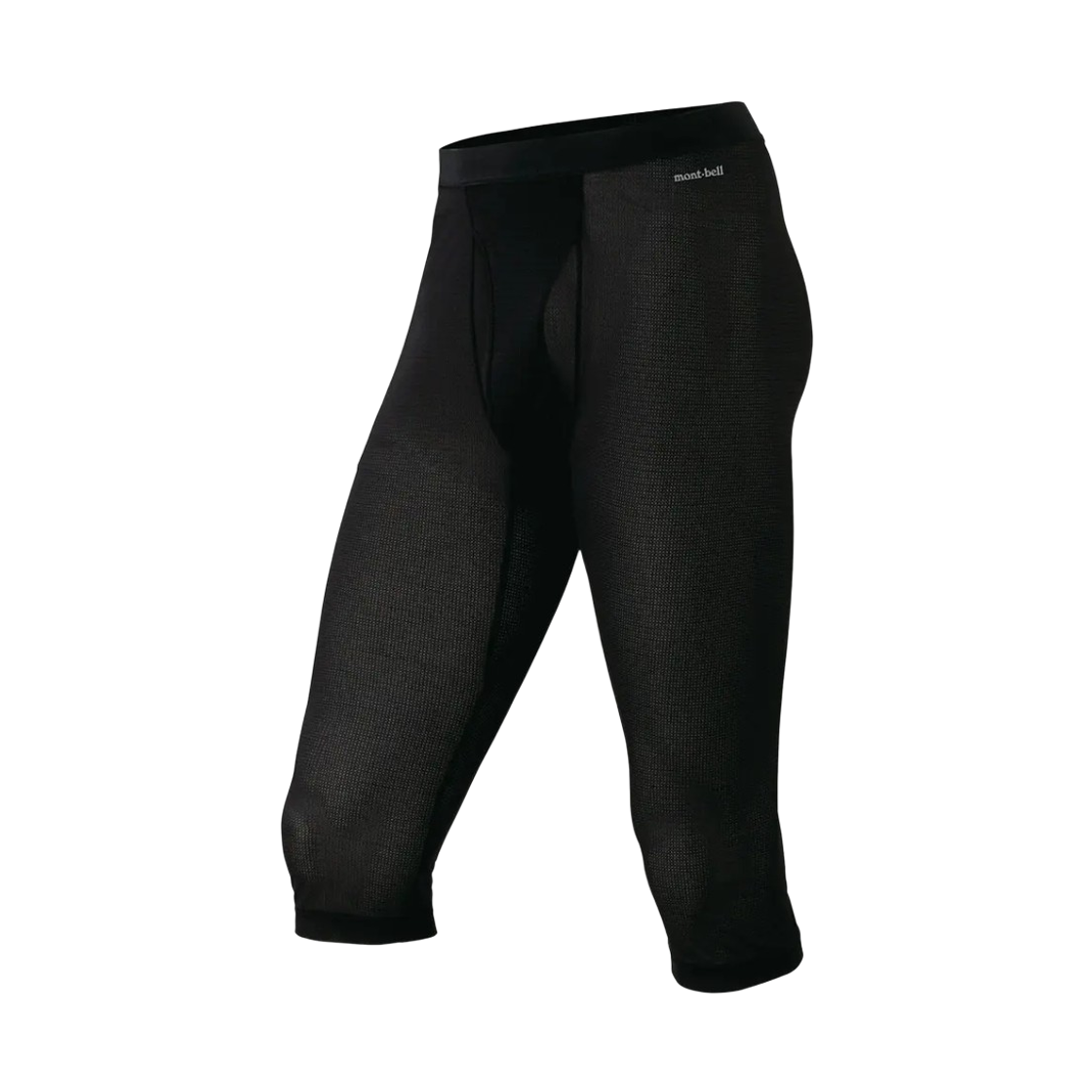 몽벨 지오라인 쿨 메쉬 니 렝스 타이츠 블랙(Montbell Zeo-Line Cool Mesh Knee-Length Tights Black)