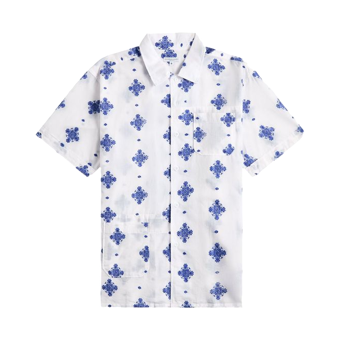엔지니어드 가먼츠 캠프 숏슬리브 셔츠 화이트(Engineered Garments Camp S/S Shirt White)