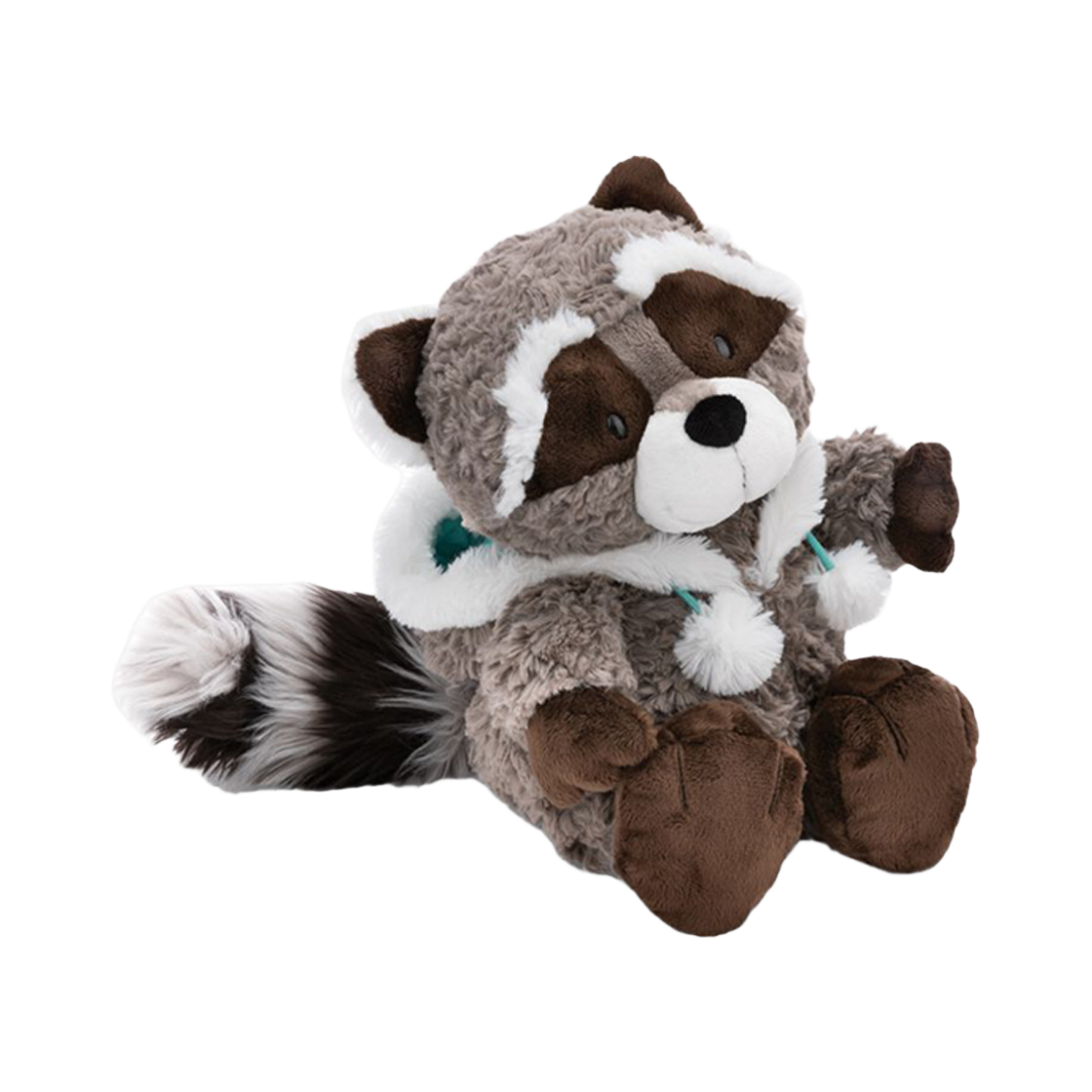 니키 너구리 레노 인형 50cm([KREAM 단독] NICI Soft toy raccoon Lenno 50cm dangling GREEN) - 2