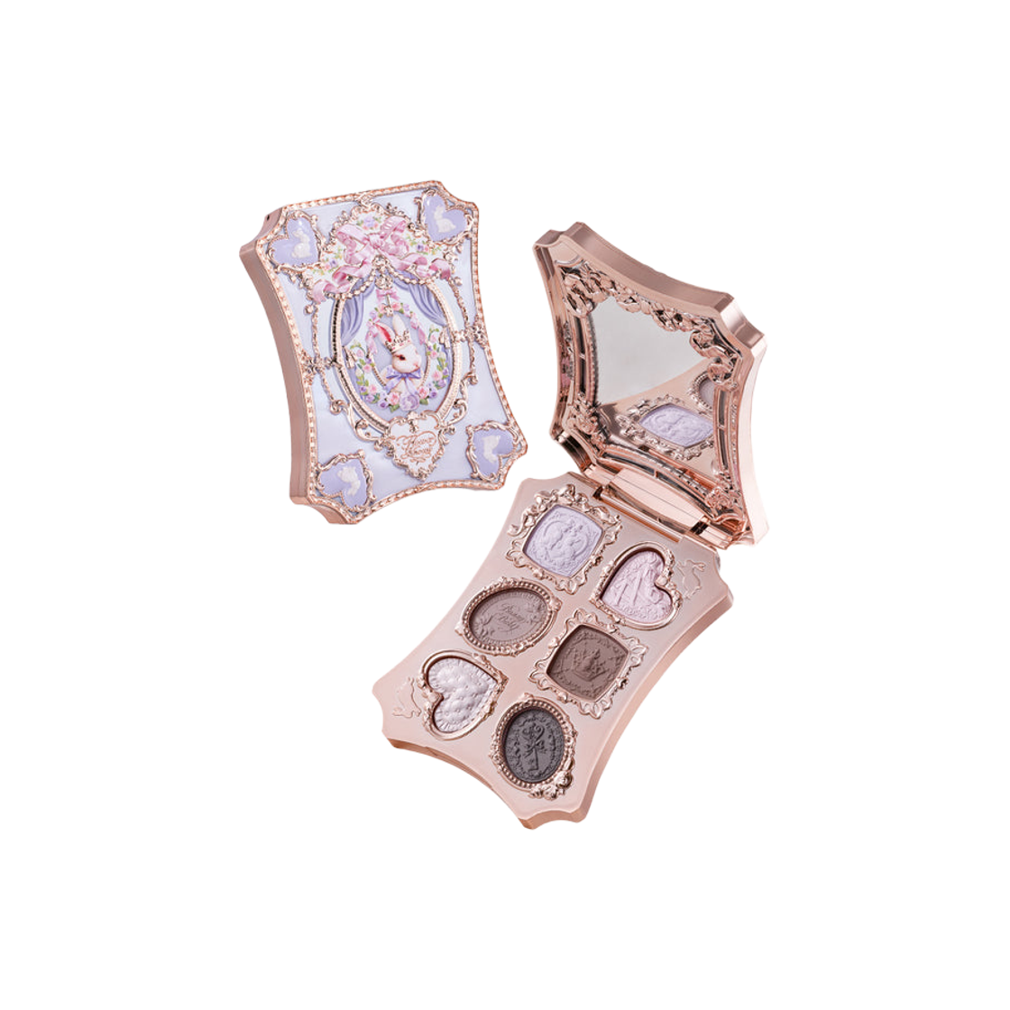 플라워노즈 버니 가든 6 컬러 메이크업 팔레트 02 문 세레나데(Flower Knows Bunny Garden 6 Color Makeup Palette 02 Moon Serenade)