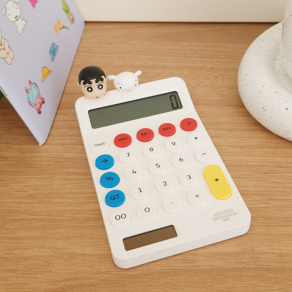 애니모어 짱구는못말려 짱구&흰둥이 피규어 계산기(Animore CRAYON SHINCHAN shinchan&shiro electronic calculator) - 6