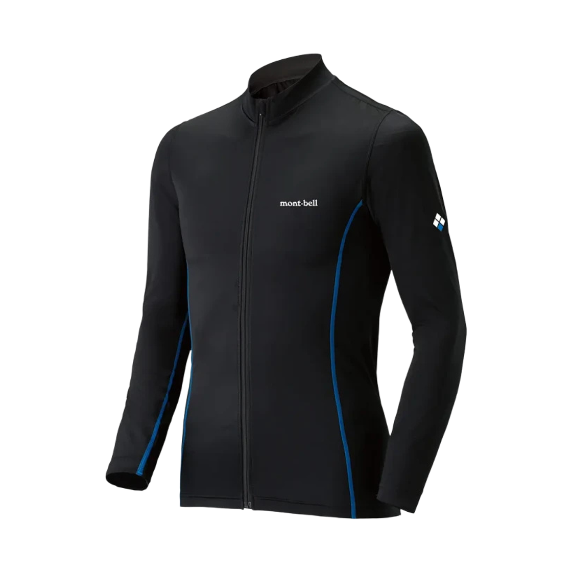 1127385 Montbell Aqua Body Full-Zip Shirt Black