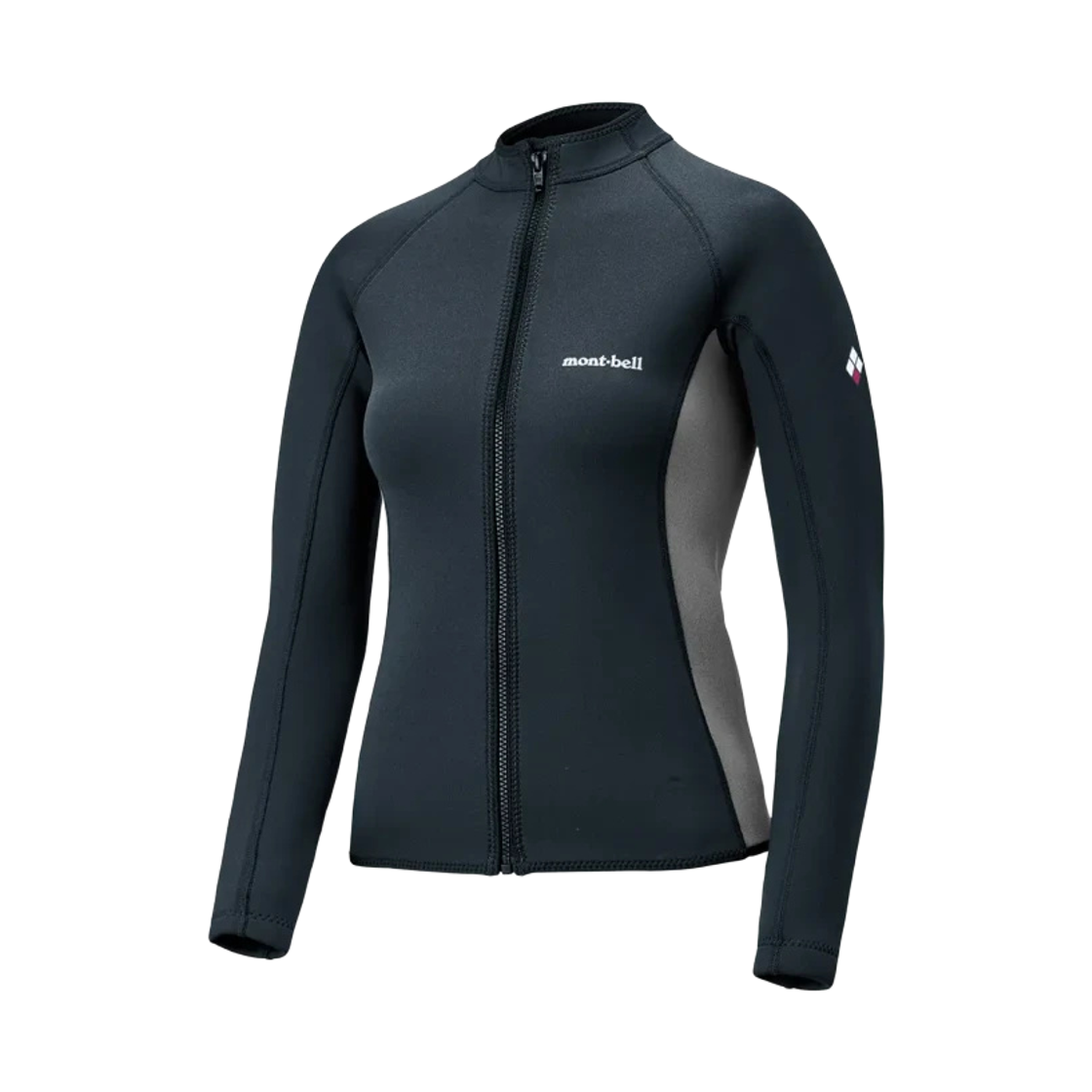 1127466 (W) Montbell Climaprene Paddling Full-Zip Long Sleeve Gunmetal