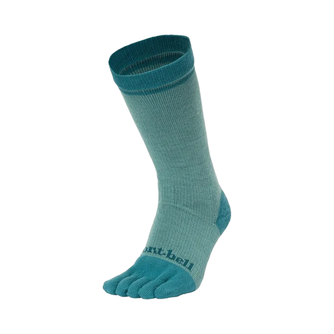 1118869 (W) Montbell Wickron Walking 5 Toe Socks Turquoise