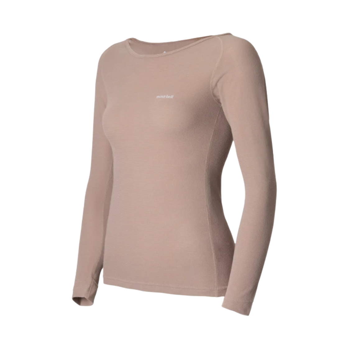 1107733 (W) Montbell Zeo-Line Light Weight Round Neck Shirt Tan