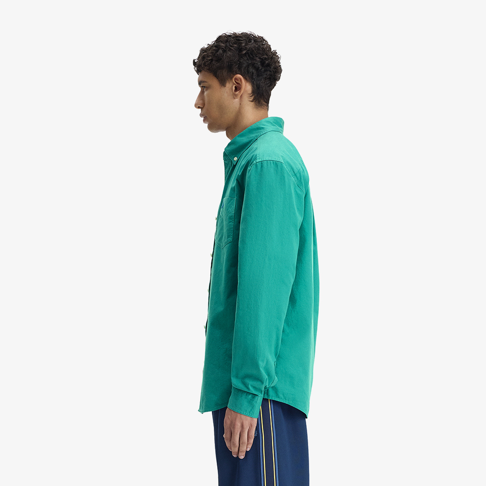 프레드페리 릴랙스드 워시드 트윌 셔츠 딥 민트(Fred Perry Relaxed Washed Twill Shirt Deep Mint) - 3