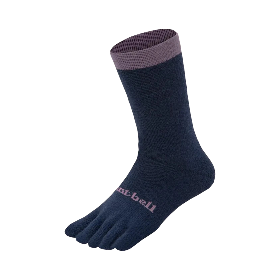 1118619 (W) Montbell Merino Wool Trekking 5 Toe Socks Cobalt Blue