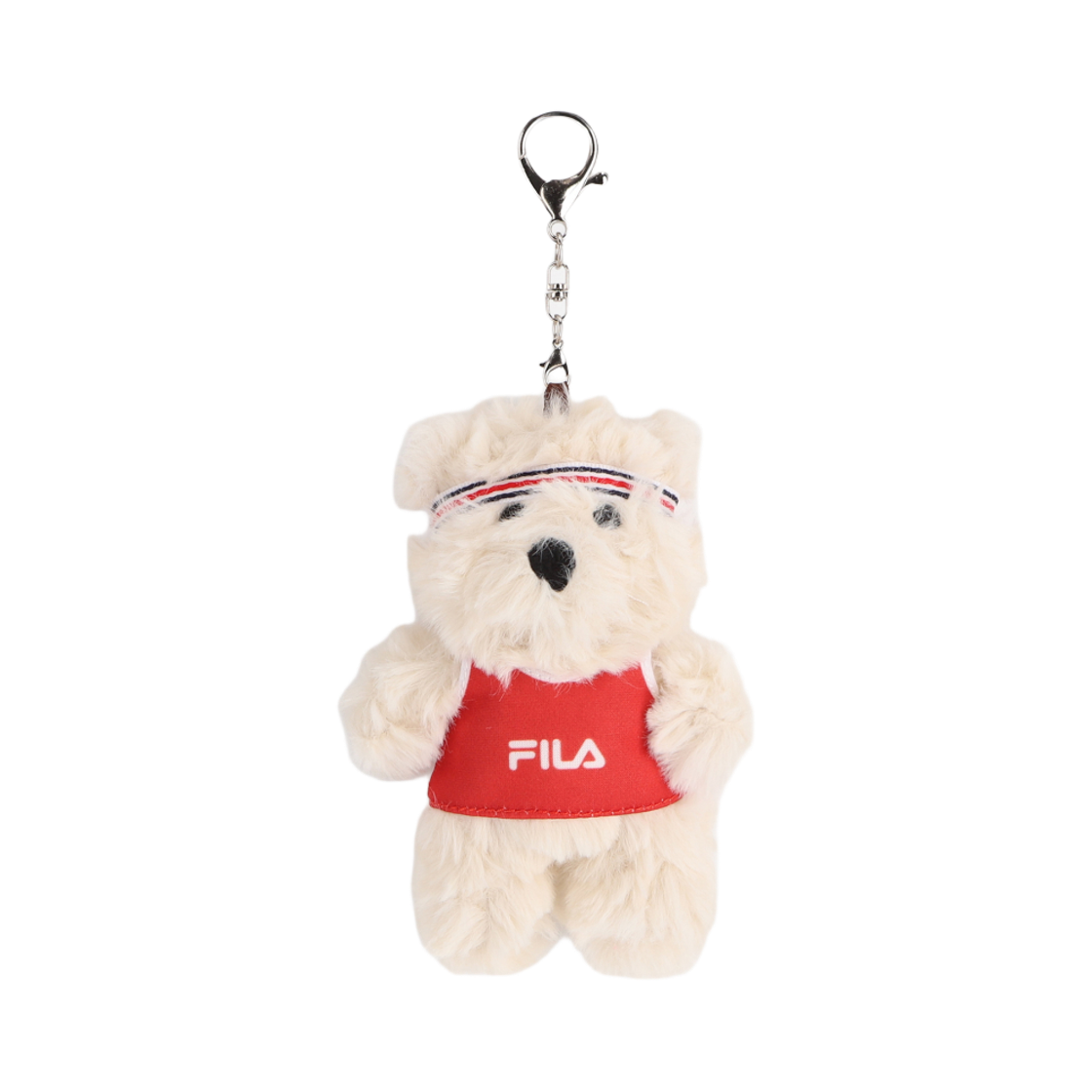 1100FS261EQ01X001150 [6% 적립] FILA Teddy Bear Keyring Cream