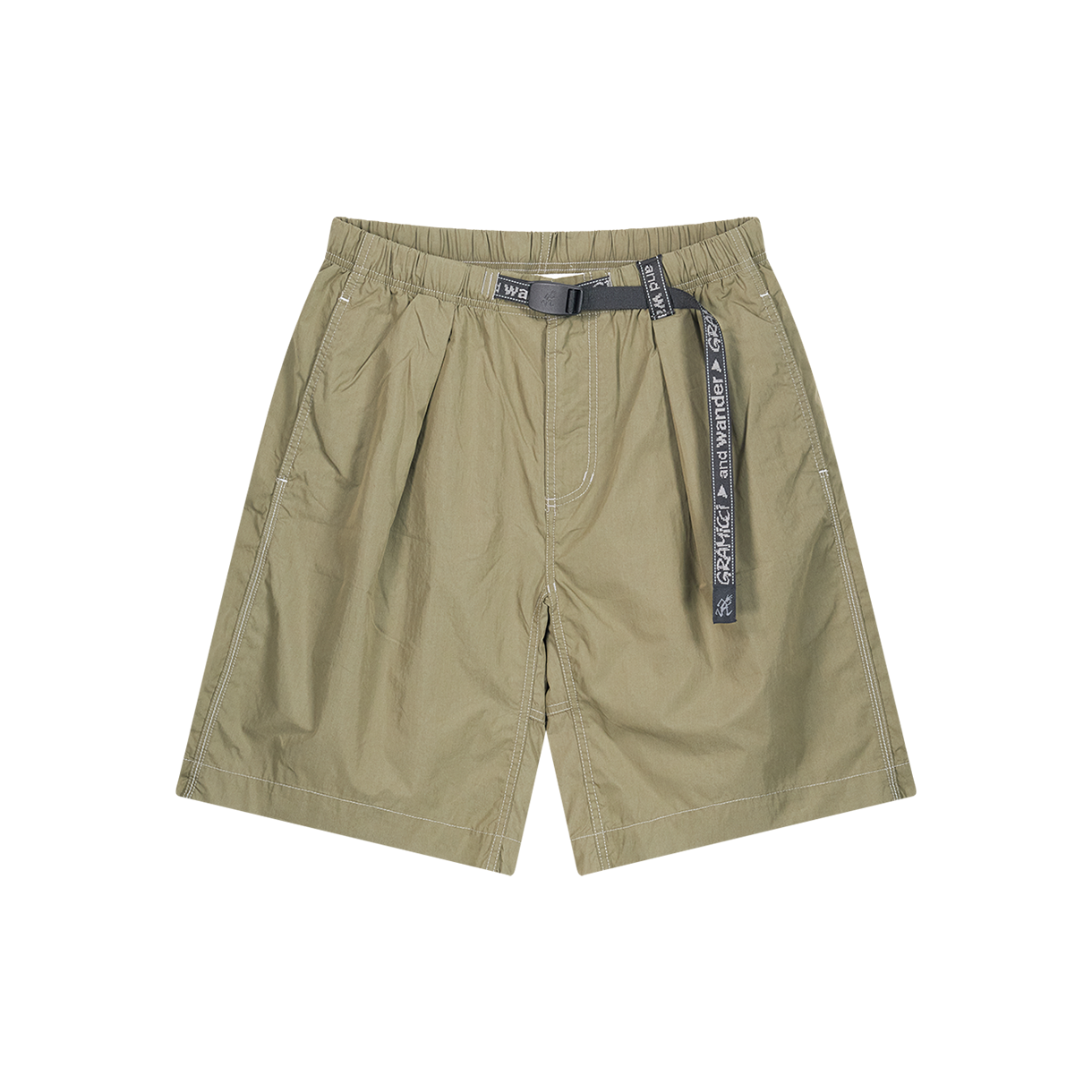 앤드 원더 x 그라미치 GR05 C/N G-쇼트 카키 - 26SS(And Wander x Gramicci GR05 C/N G-Short Khaki - 26SS)