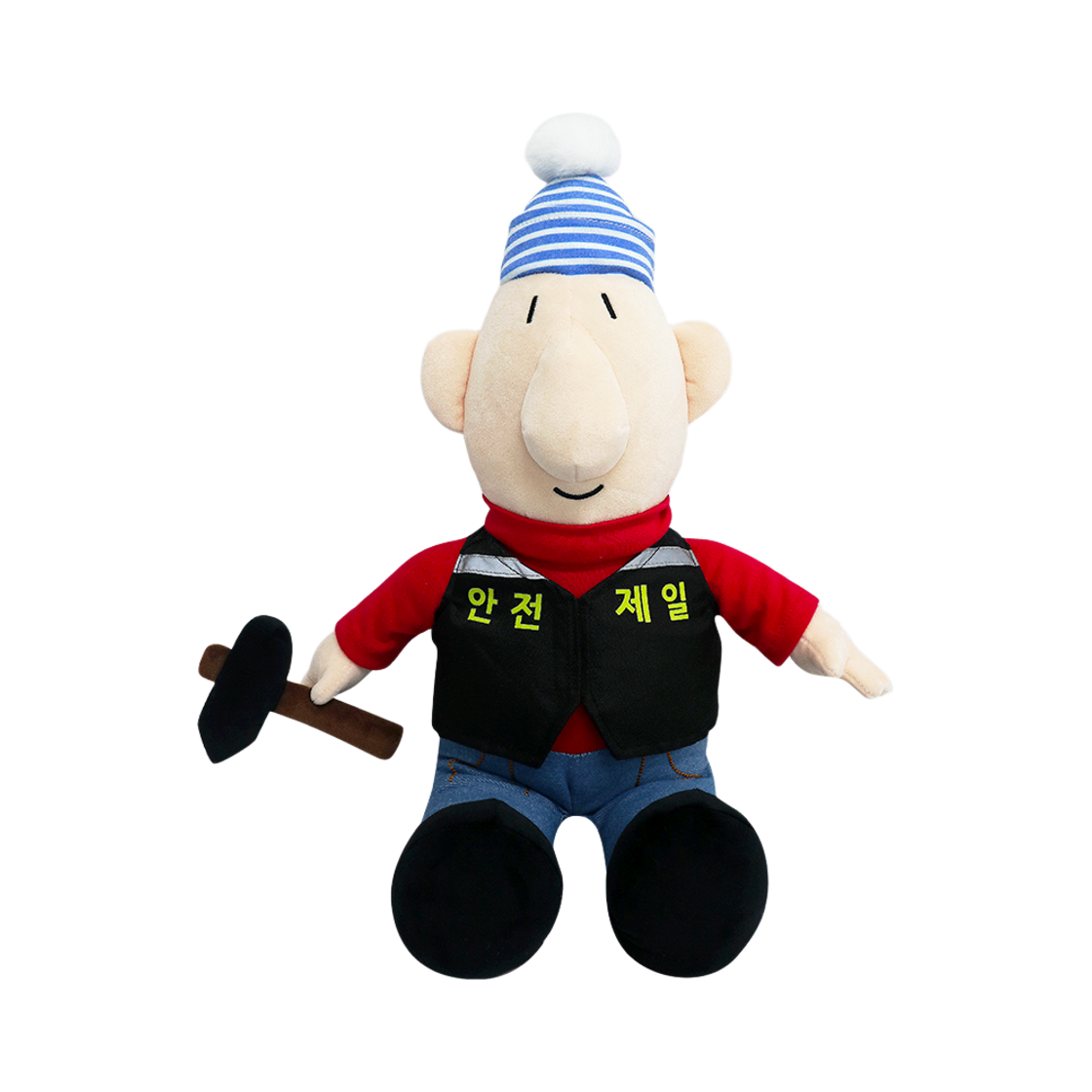 드림씨앤씨 패트와매트 땜장이 매트 레드 중형 인형 40cm(Dream C&C Pat&Mat Plush 40cm)